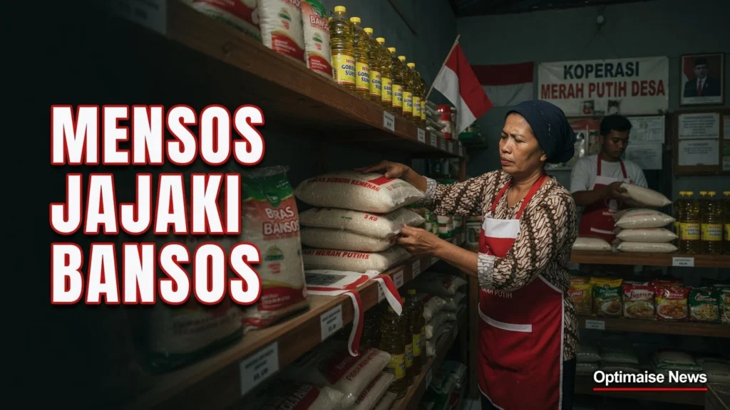 Mensos Jajaki Bansos di Koperasi Desa/Kelurahan Merah Putih
