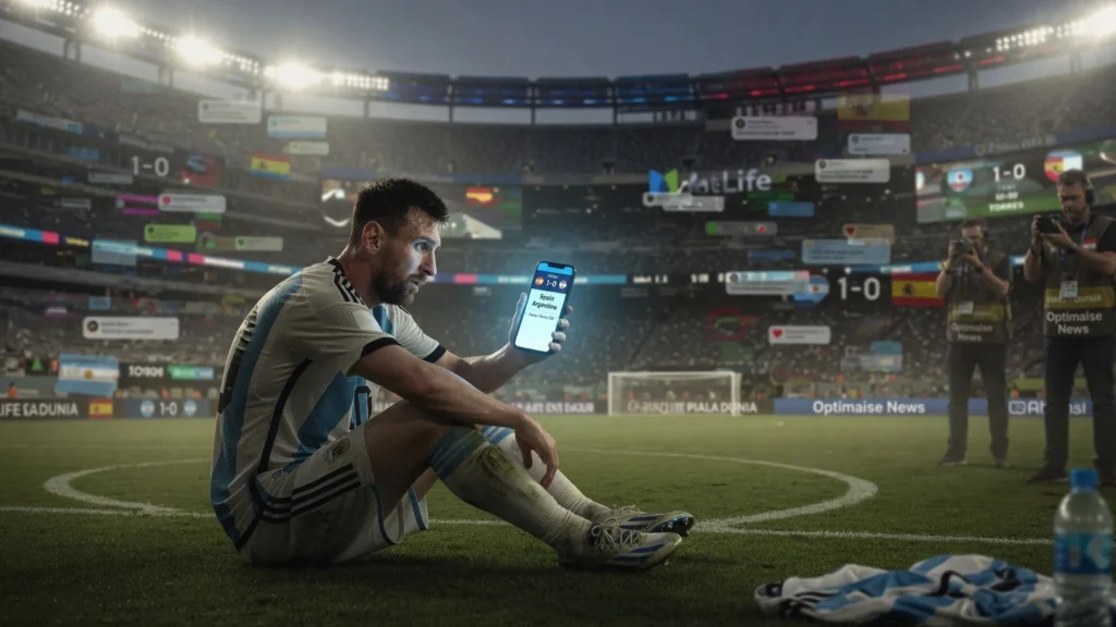 Isolasi Messi: Tatapan Kosong di Dekat Kotak Penalti