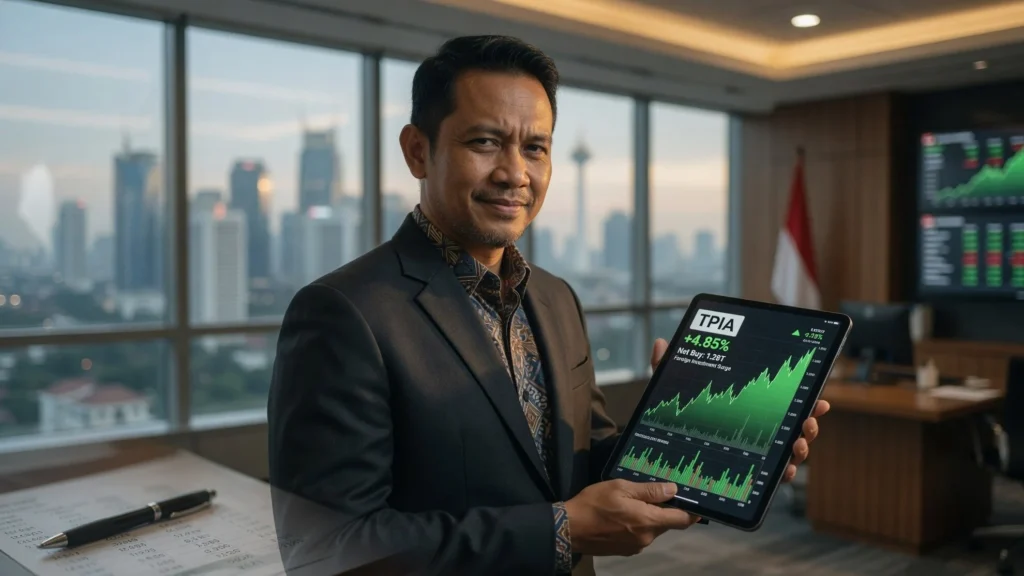 Sepuluh Emiten dengan Net Buy Asing Terbesar