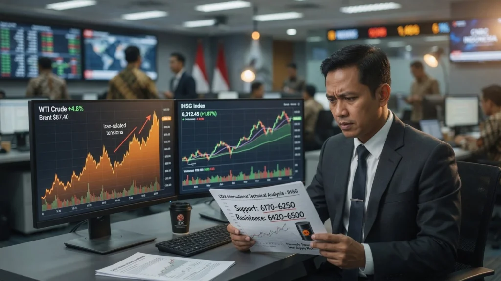 Prediksi Teknis Range IHSG dari CGS International