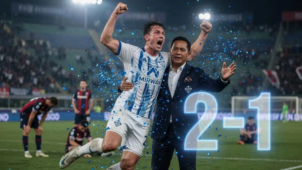Momen Gol Penyelamat lawan Bologna yang Ubah Statusnya