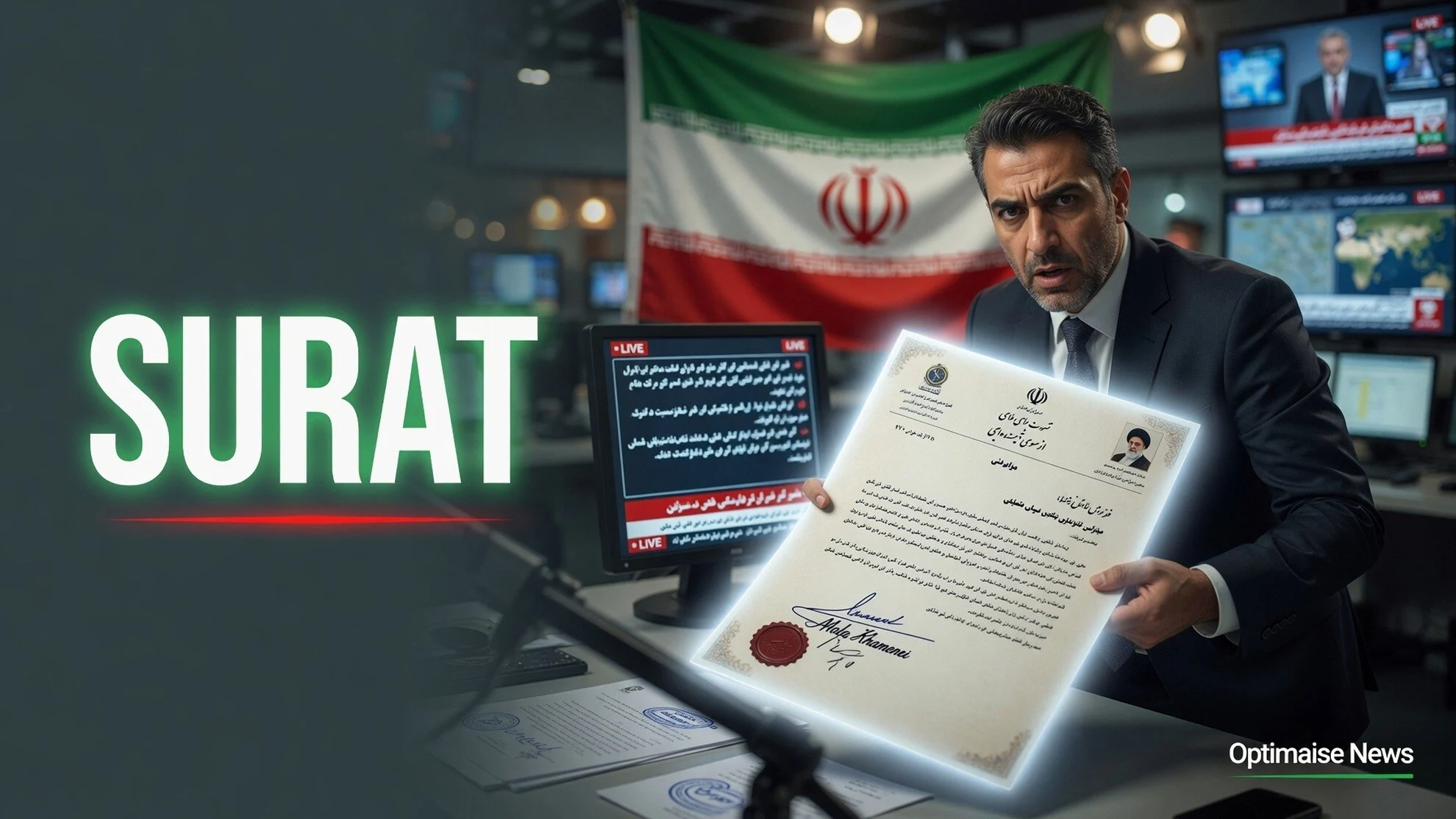 Mojtaba Khamenei Bantah Klaim 90% Tewas Trump lewat Surat
