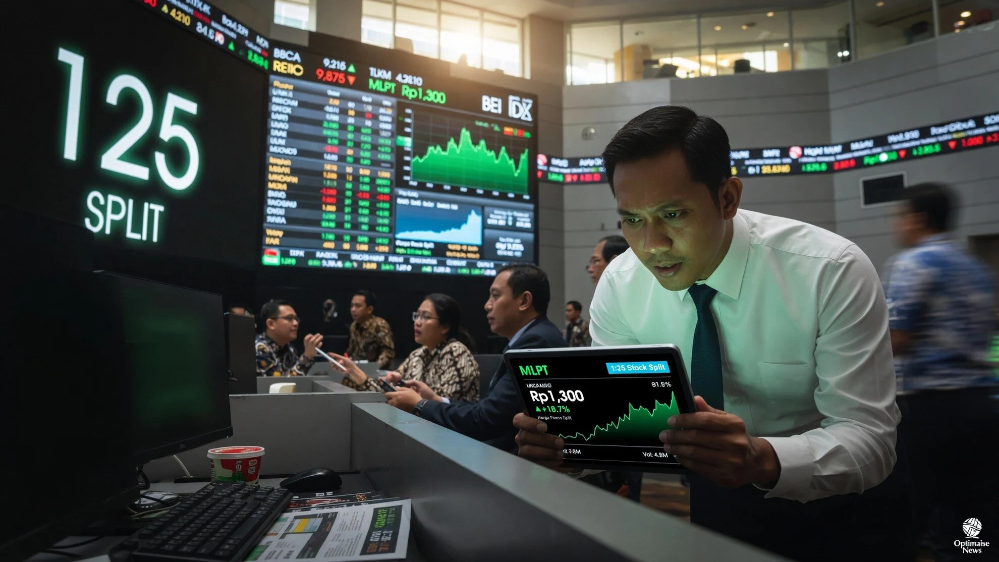 Multipolar Melesat 25% ke Rp1.300 Usai Split 1:25