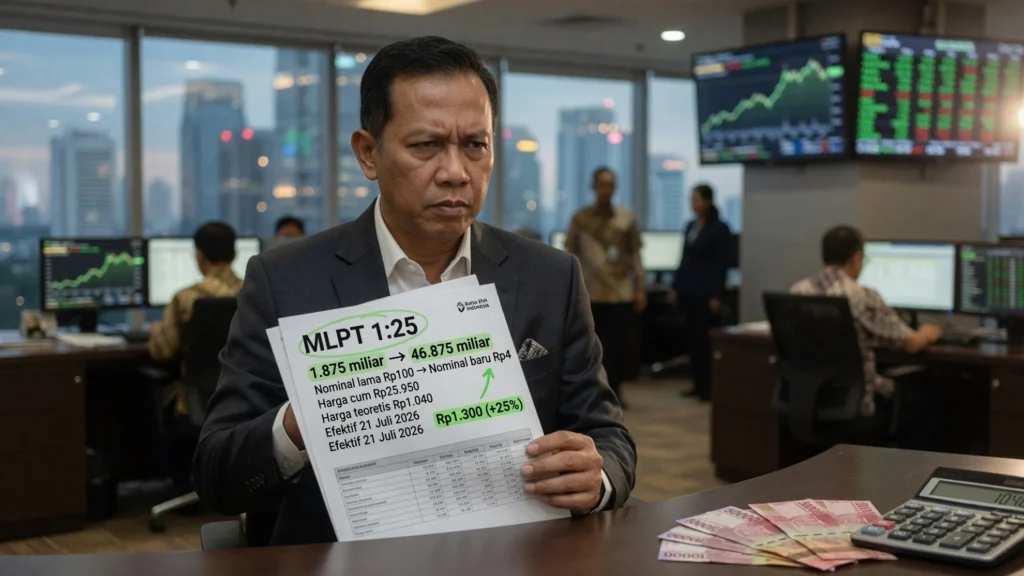 Hitungan Harga Teoretis BEI dan Penyesuaian di JATS