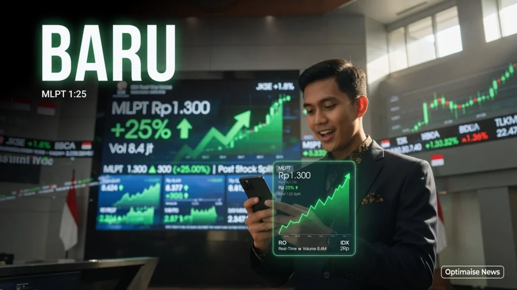 Multipolar Melonjak 25% ke Rp1.300 di Sesi Perdana