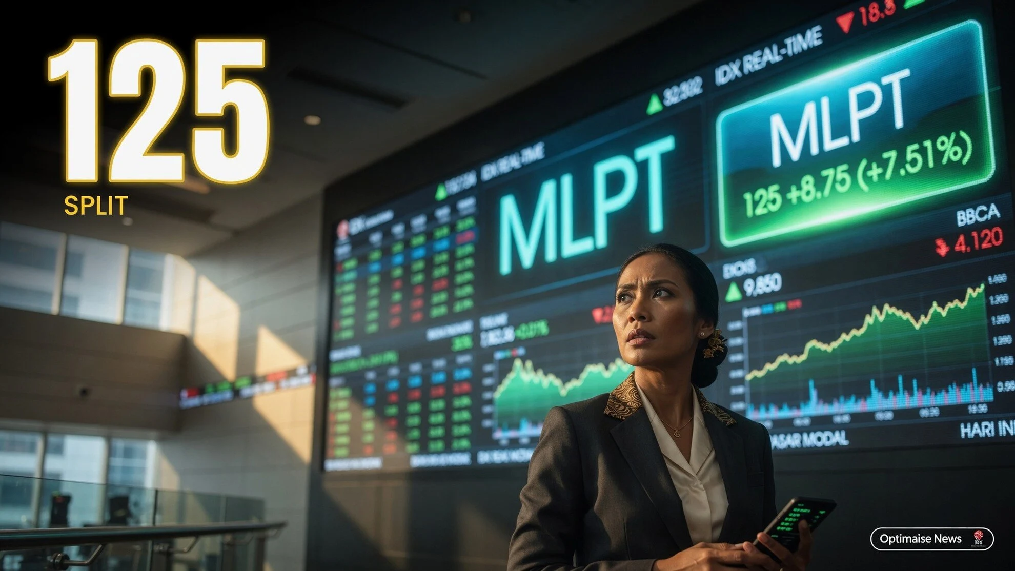 Multipolar Mulai Diperdagangkan di Rp1.040 Usai Split 1:25