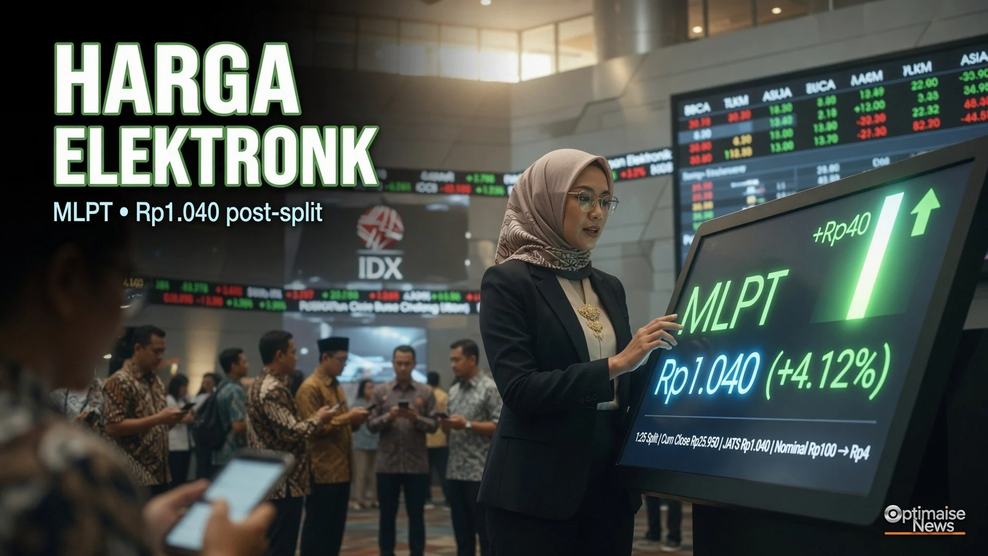 Multipolar Pecah Saham 1:25, Harga Rp25.950 Jadi Rp1.040