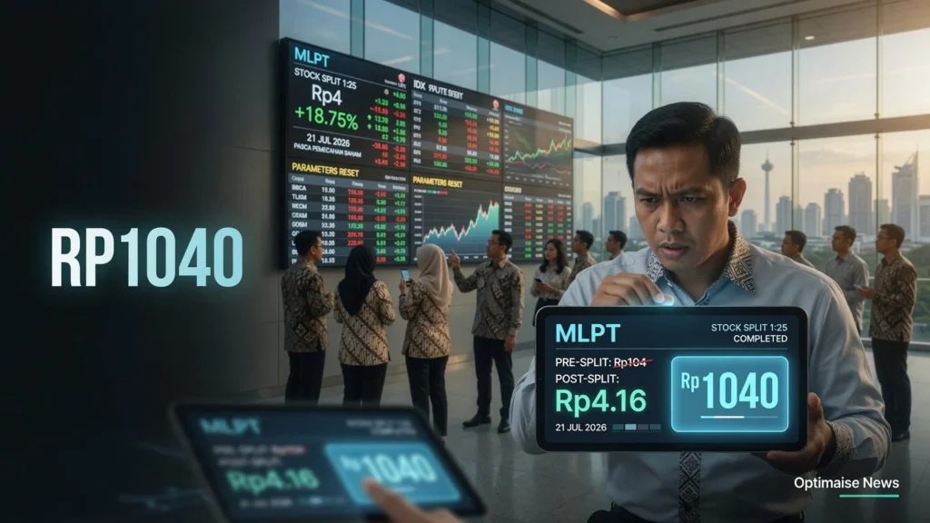 Multipolar Pecah Saham Sabet Rp1.040