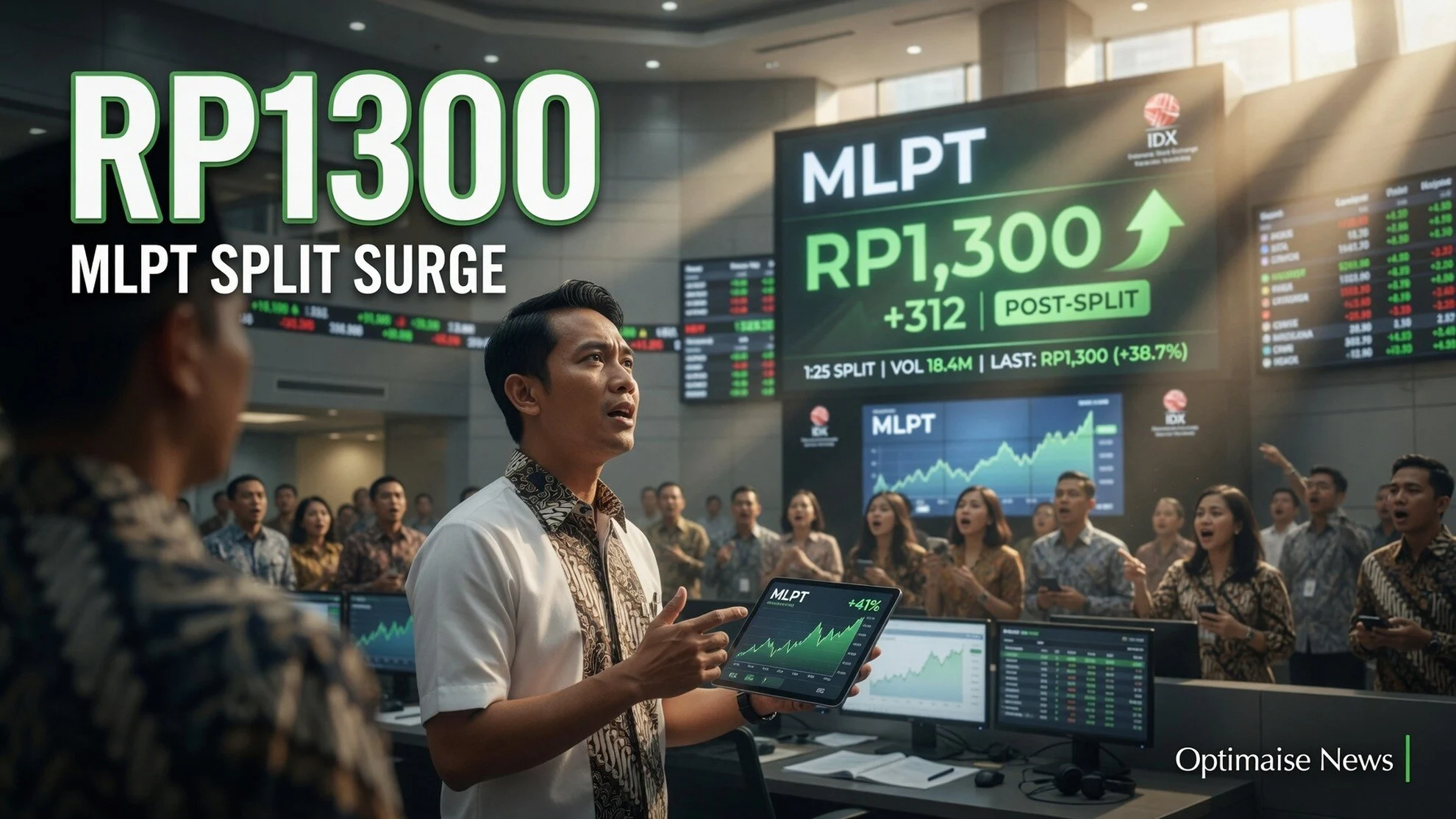 Multipolar Technology Melejit 25% ke Rp1.300