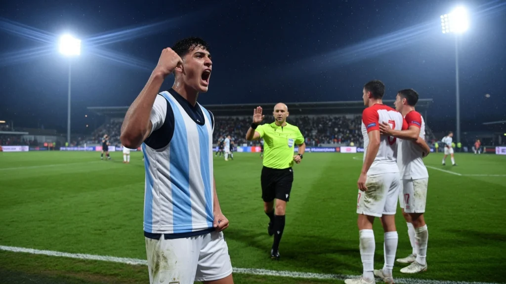 Selebrasi di depan Nico O'Reilly memanas