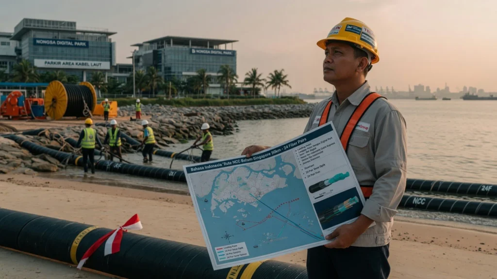 NCC dalam Peta Indonesia Cable Express bersama INSICA