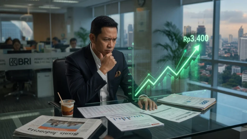 Valuasi BBRI Dibandingkan Bank BUMN Besar Lainnya
