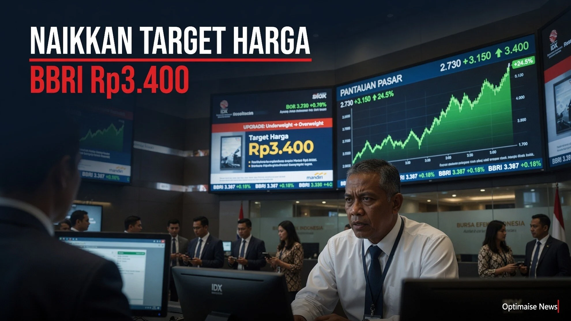 Naikkan Target Harga Sabet Rp3.400