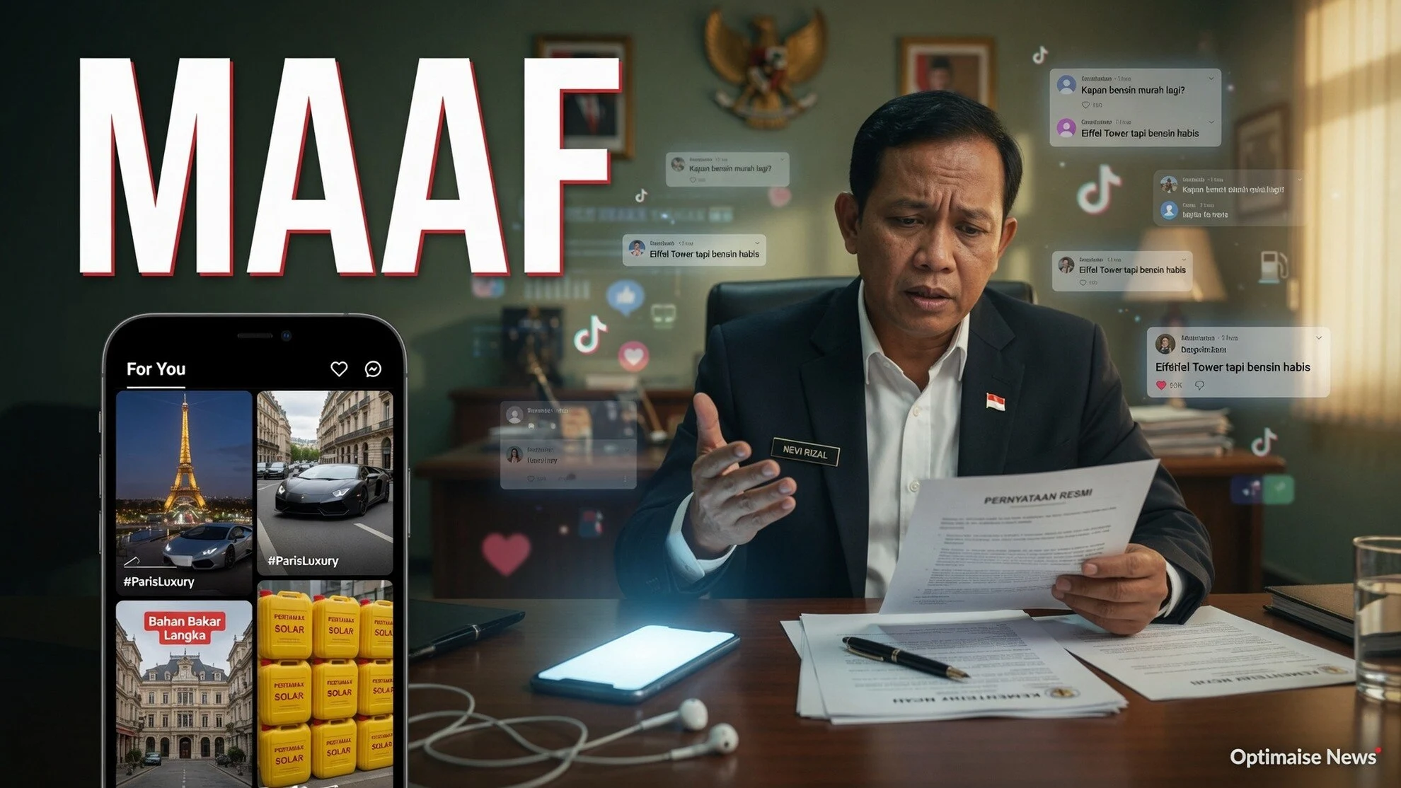 Nevi Rizal Minta Maaf
