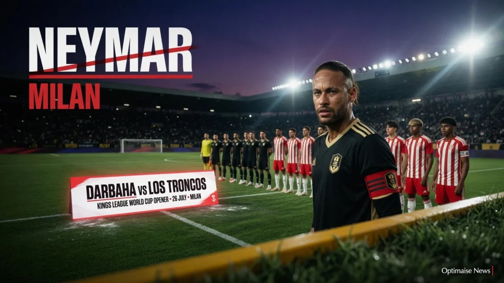 Neymar di Kings League WC: Darbaha Tantang Juara Spanyol di Milan