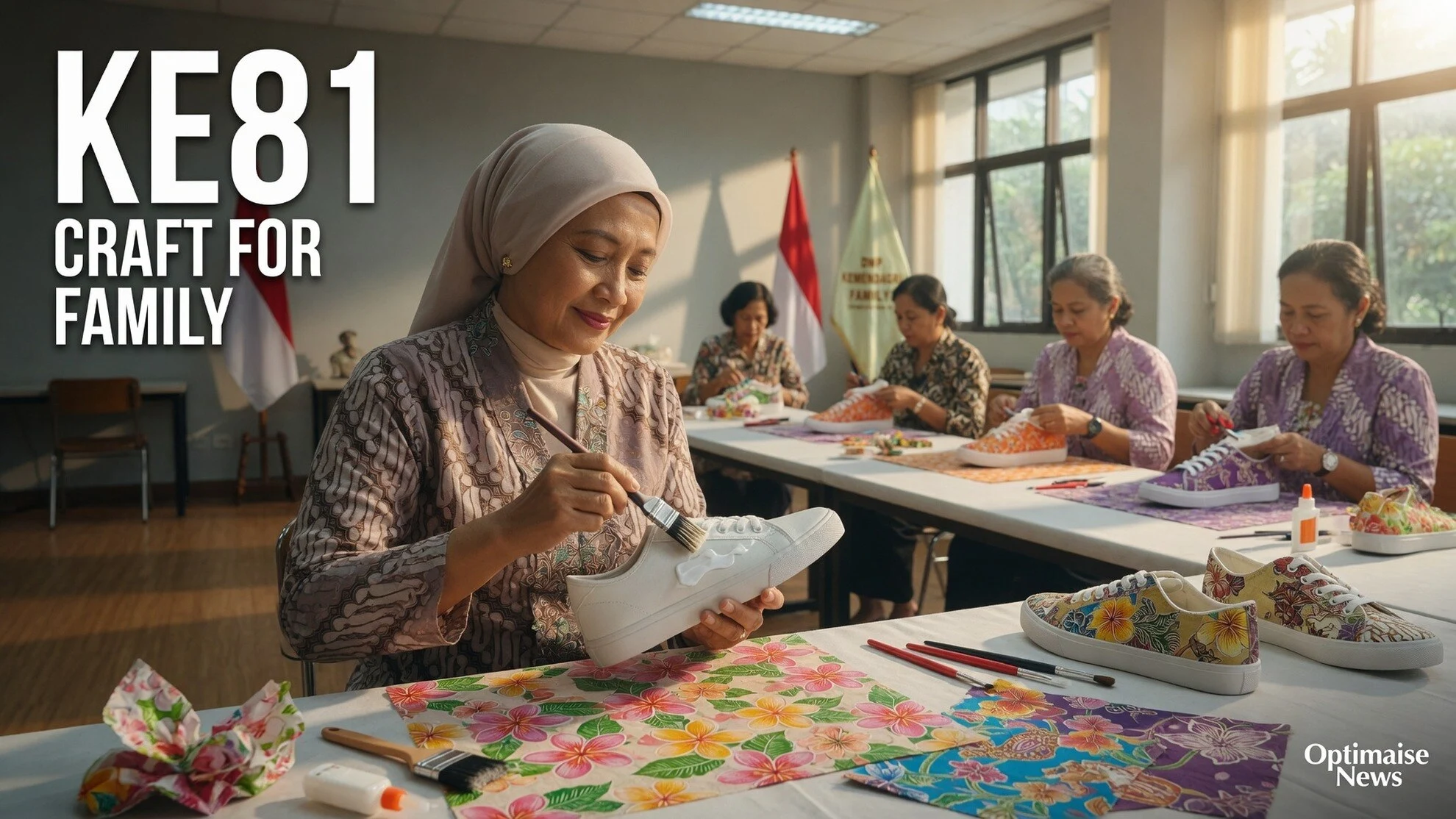 Niken Dorong DWP Decoupage Sepatu demi Cuan di HUT RI ke-81