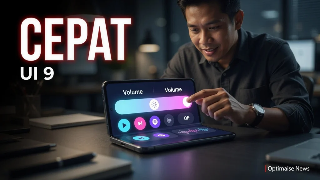 One UI 9 Buka Panel Cepat Custom Total jelang Fold 8