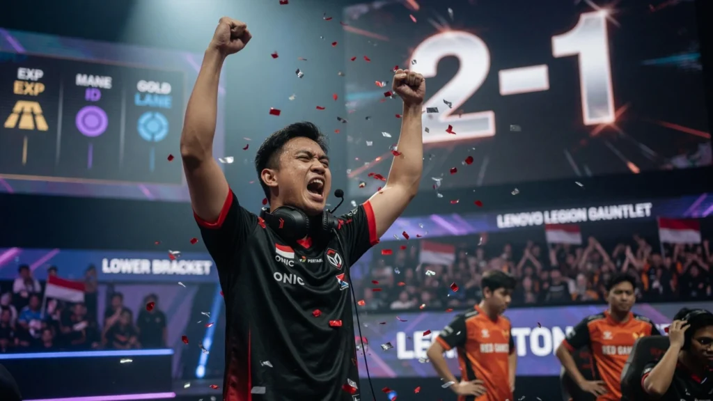 Susunan Lane Onic dan Selangor Red Giants