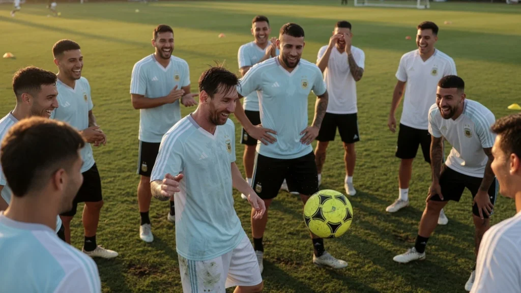 Dari Wajah Cemas Rekan Setim ke Senyum Messi