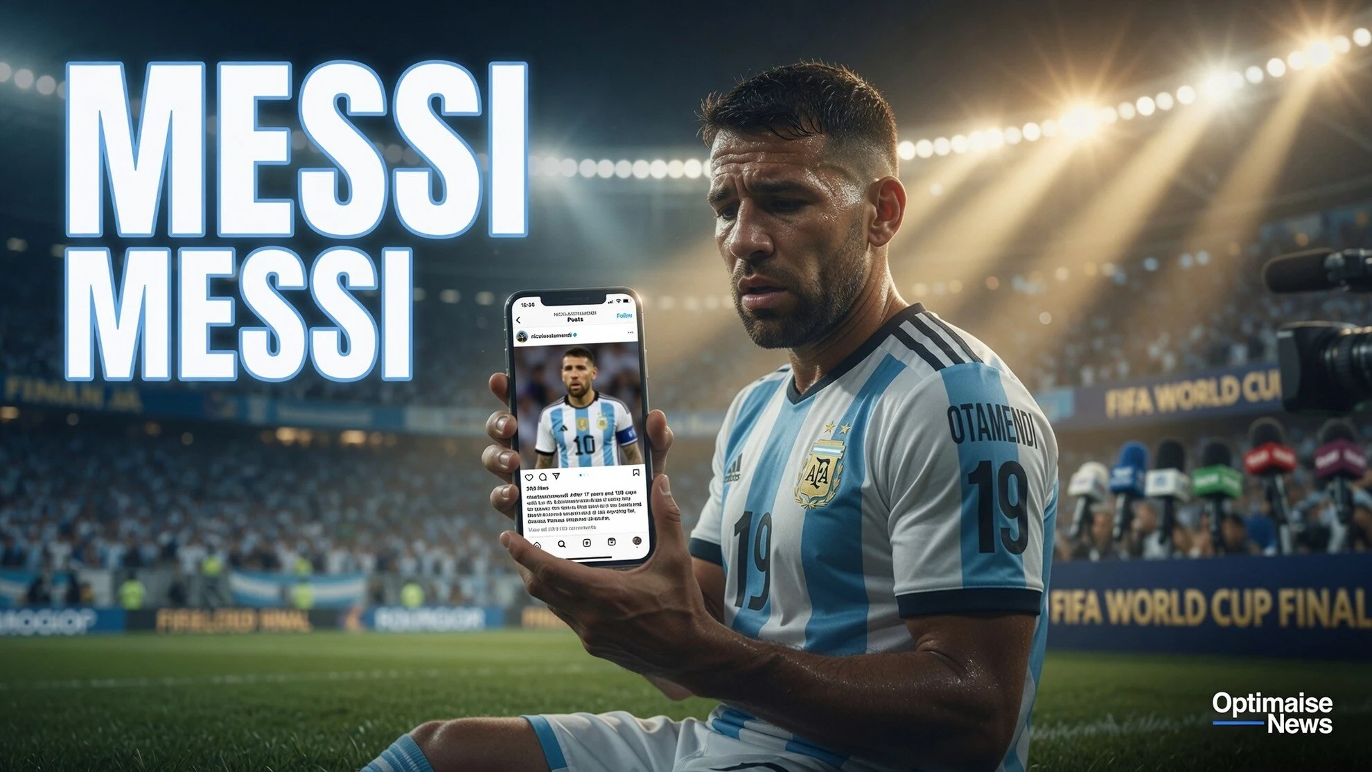 Otamendi Pensiun Lebih Dulu dari Messi Usai 139 Caps Argentina