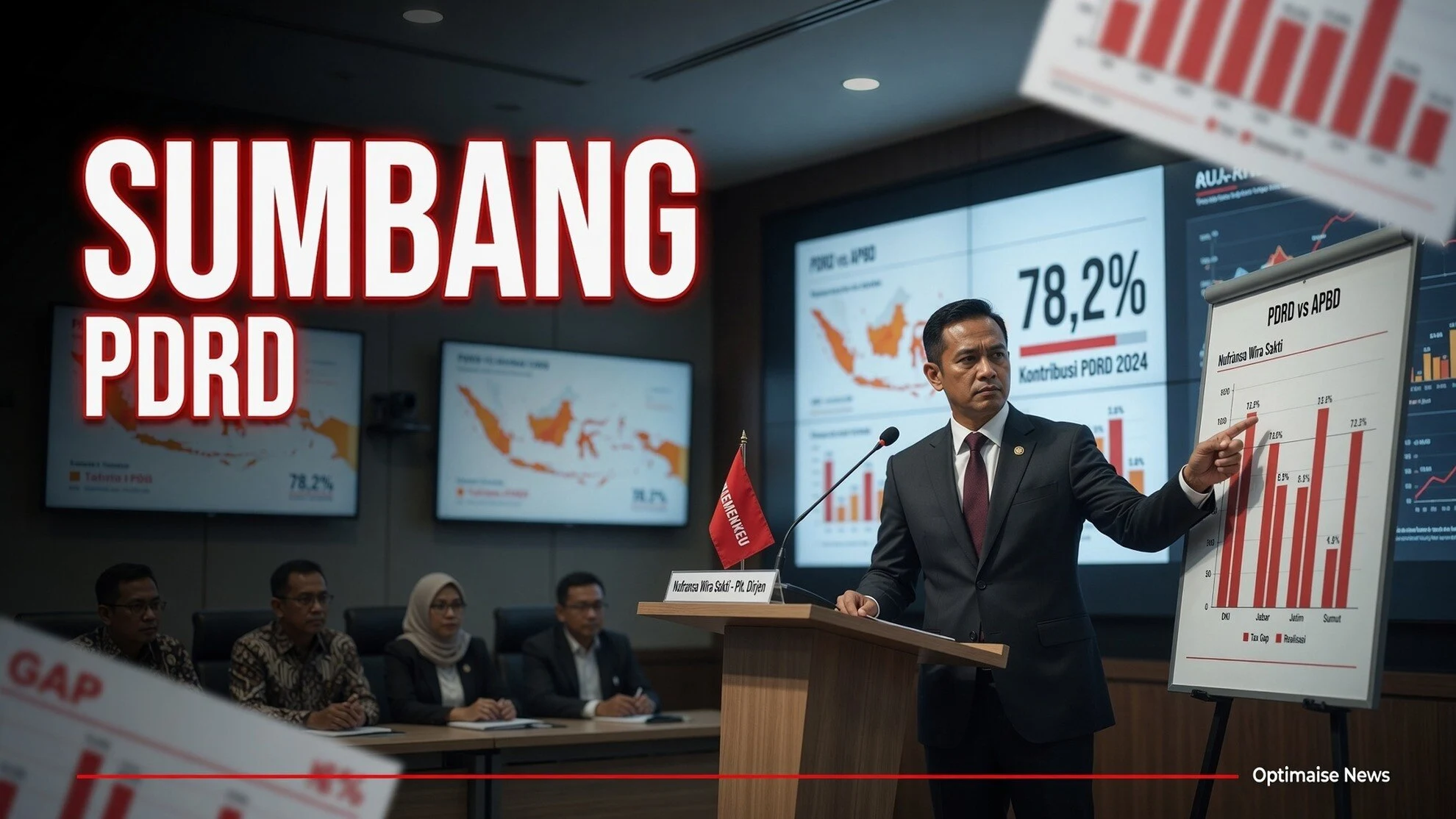 PDRD Sumbang 87,6% PAD, Realisasi Pajak Daerah Masih Gap