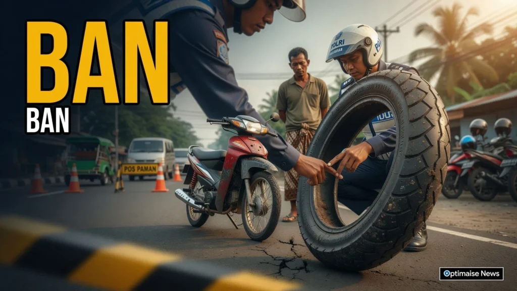 POLRI Bantah Aturan Baru Denda Rp250 Ribu untuk Ban Motor Gundul