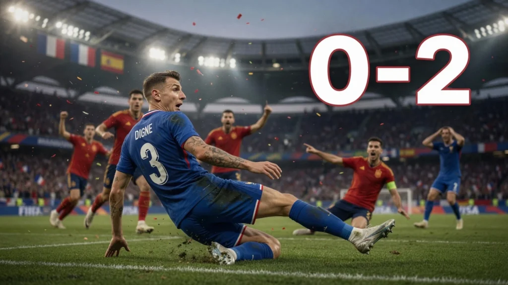Prancis Tumbang 0-2 Lawan Spanyol Lalu Kalah Lagi dari Inggris