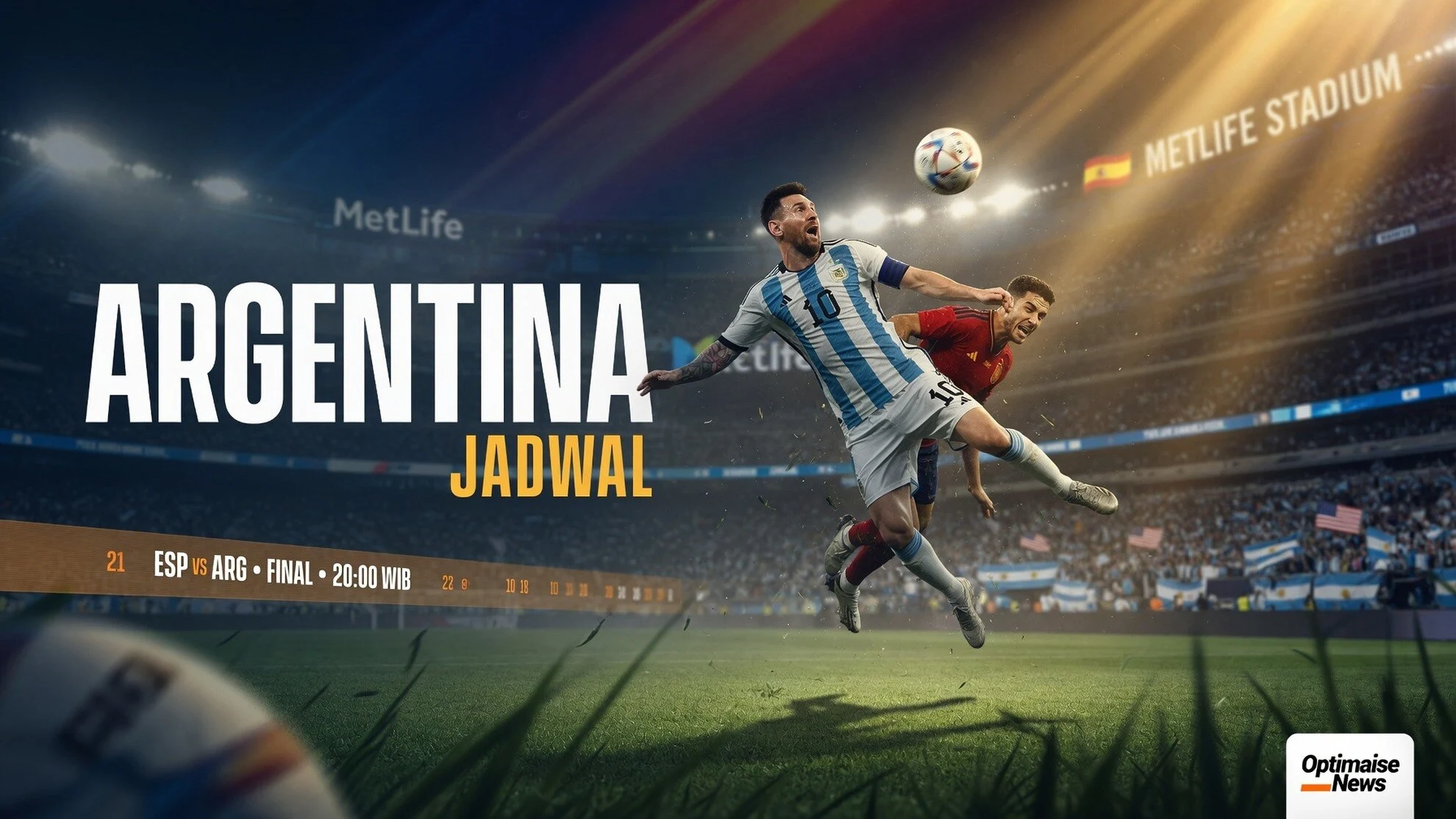 Paket Rp25.000 Nonton Spanyol vs Argentina di Ponsel