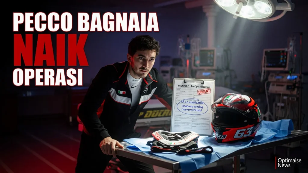 Pecco Bagnaia Naik Meja Operasi, Bisa Balapan di Silverstone