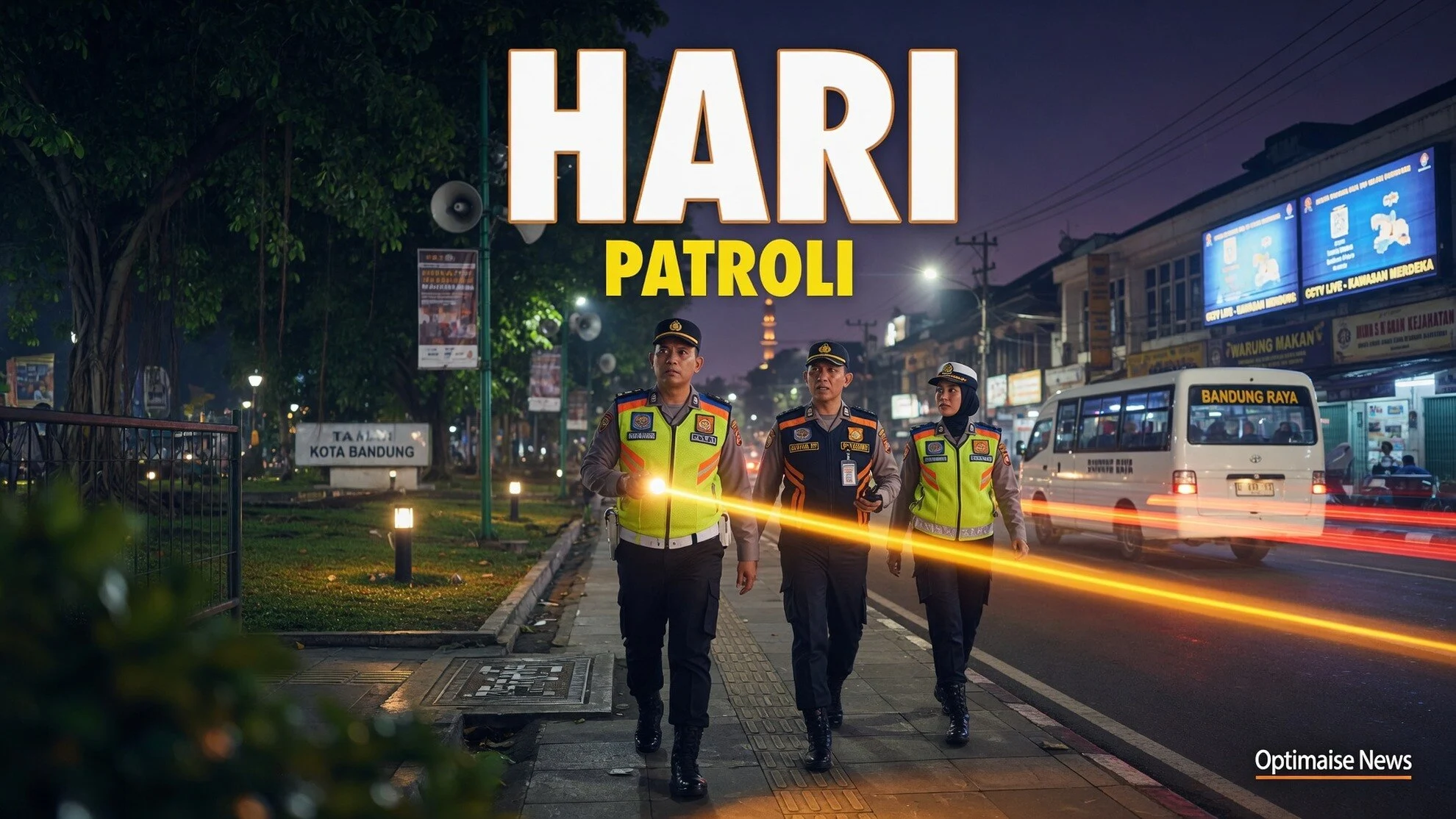 Pemkot Bandung Gencarkan Patroli di 6 Kawasan hingga Dini Hari