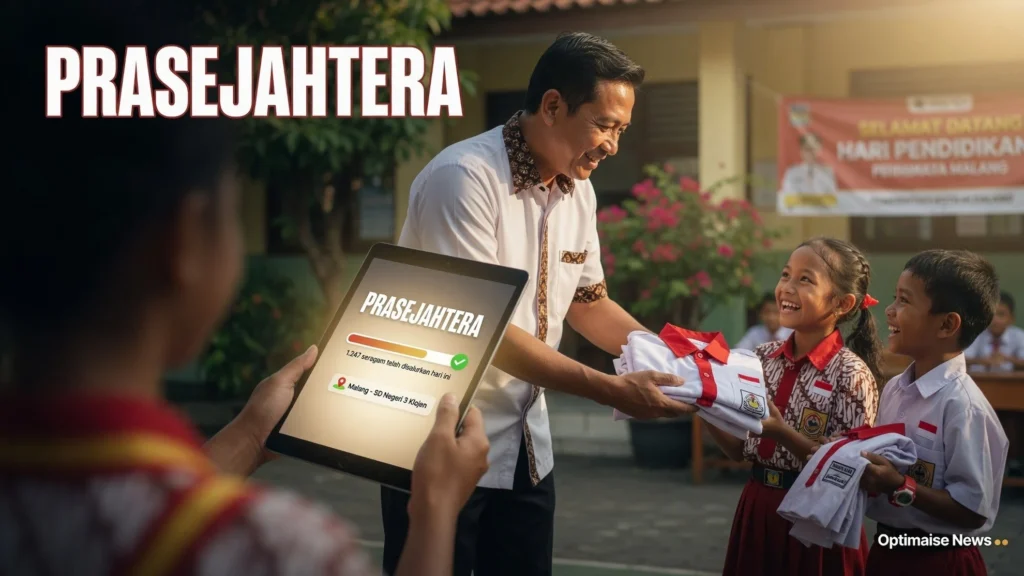 Pemkot Malang Salurkan Seragam Jadi ke 3.513 Siswa Prasejahtera
