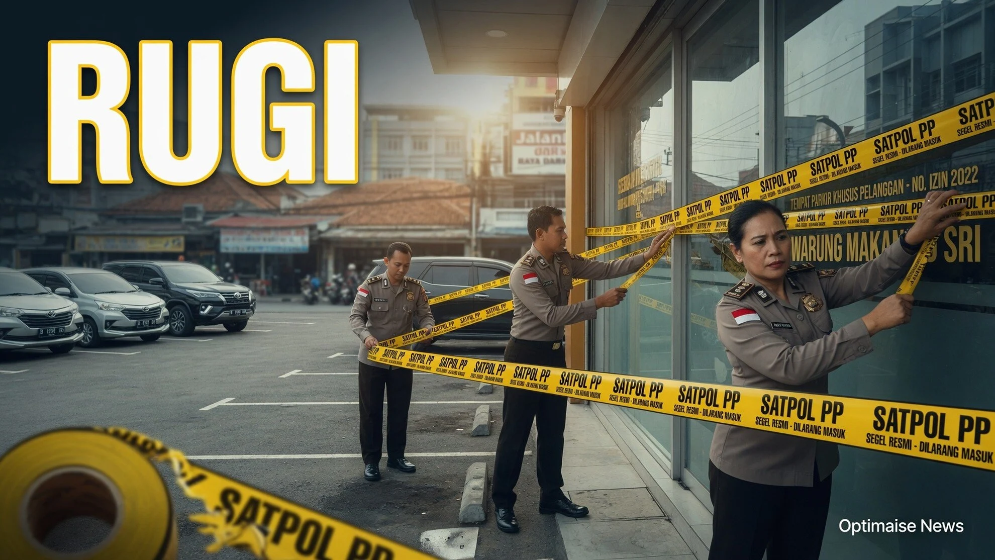 Pemkot Surabaya Segel 250 Lahan Parkir Usaha: Izin Atur Ganti Rugi