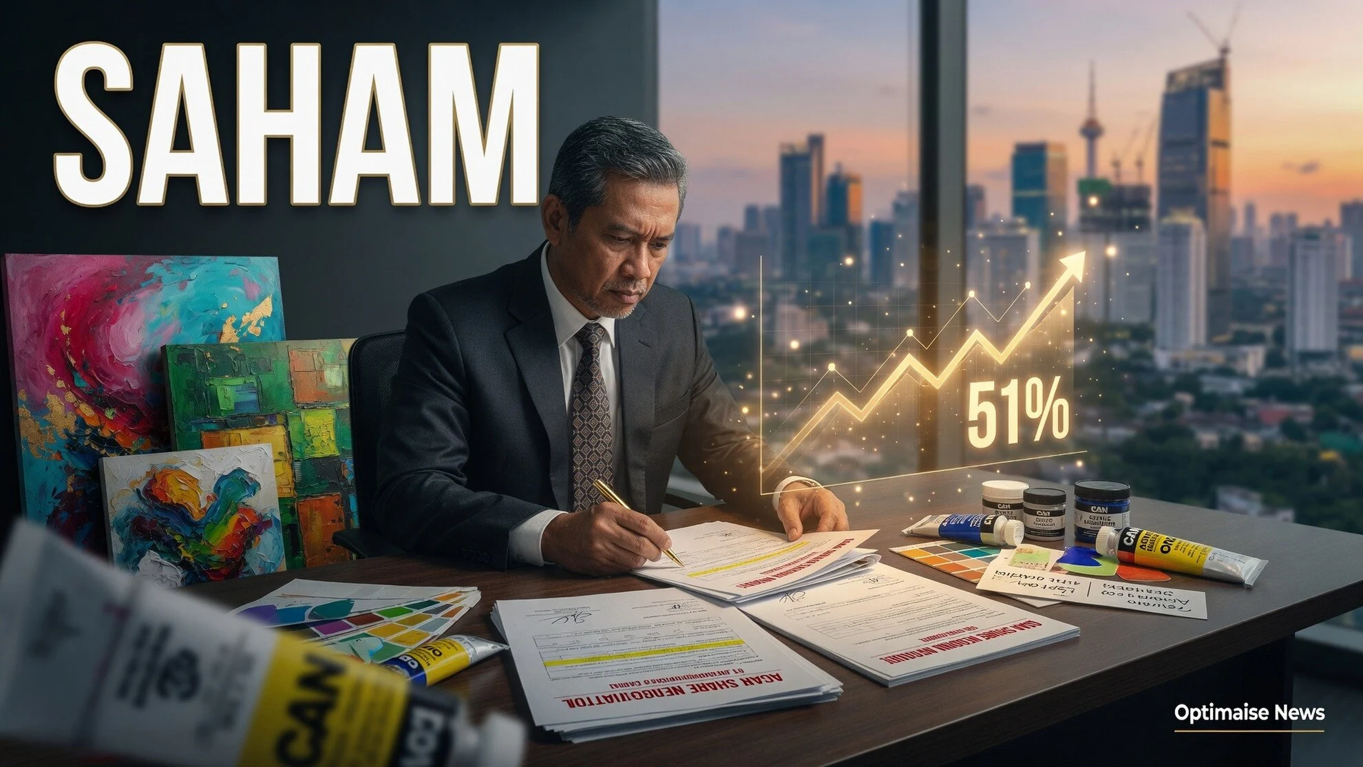 Pendiri Galeri Seni Bidik Mayoritas 51% Saham AGAR