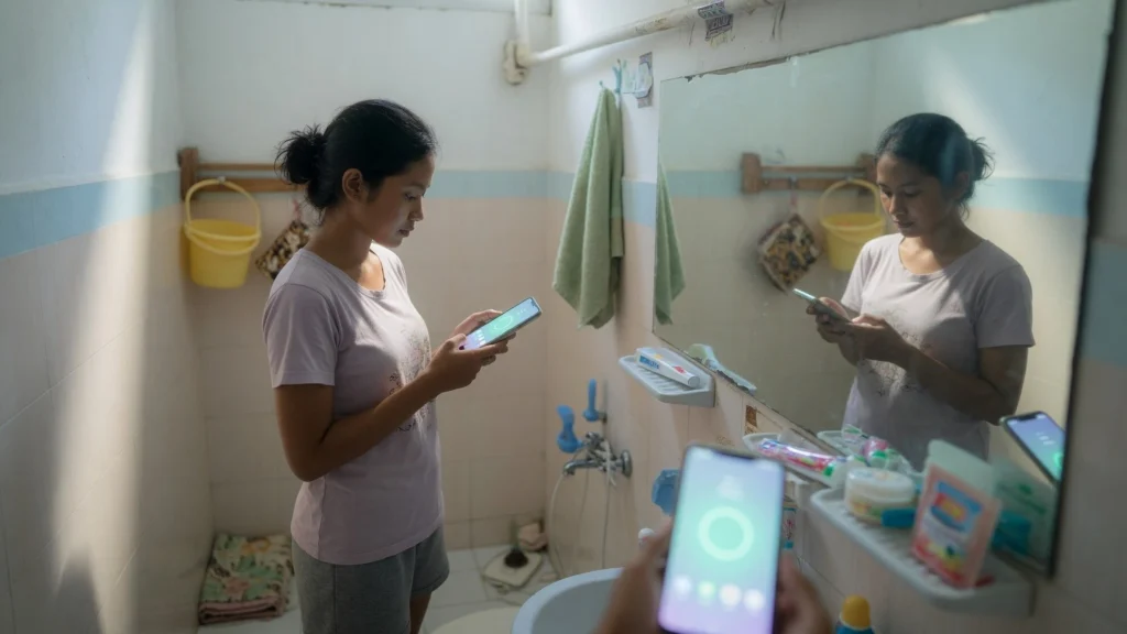 Cermin Besar untuk Menggandakan Visual Ruang