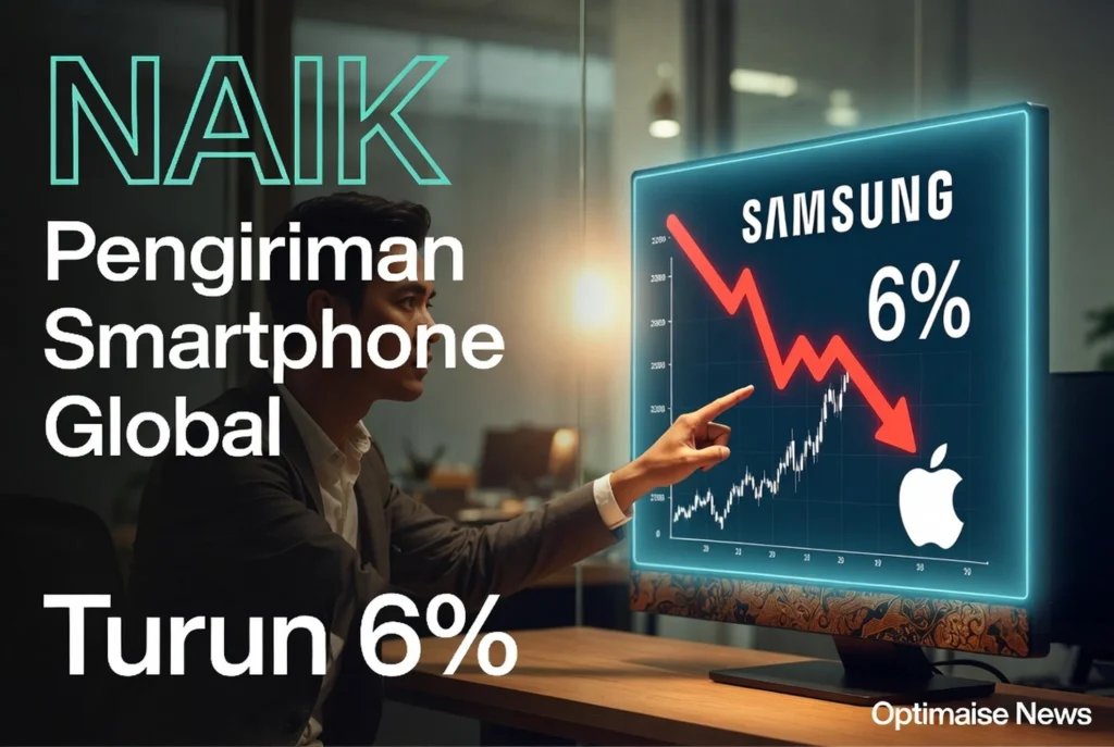 Pengiriman Smartphone Global Turun 6% Q2 2026, Samsung dan Apple Naik