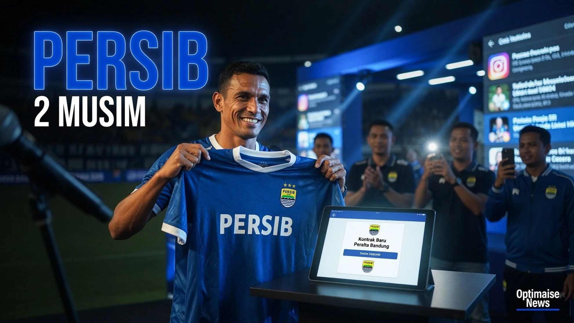 Peralta Resmi Teken 2 Musim di Persib
