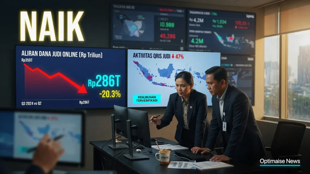 Perputaran Dana Judol Anjlok ke Rp286,84 Triliun Usai 7 Tahun Naik