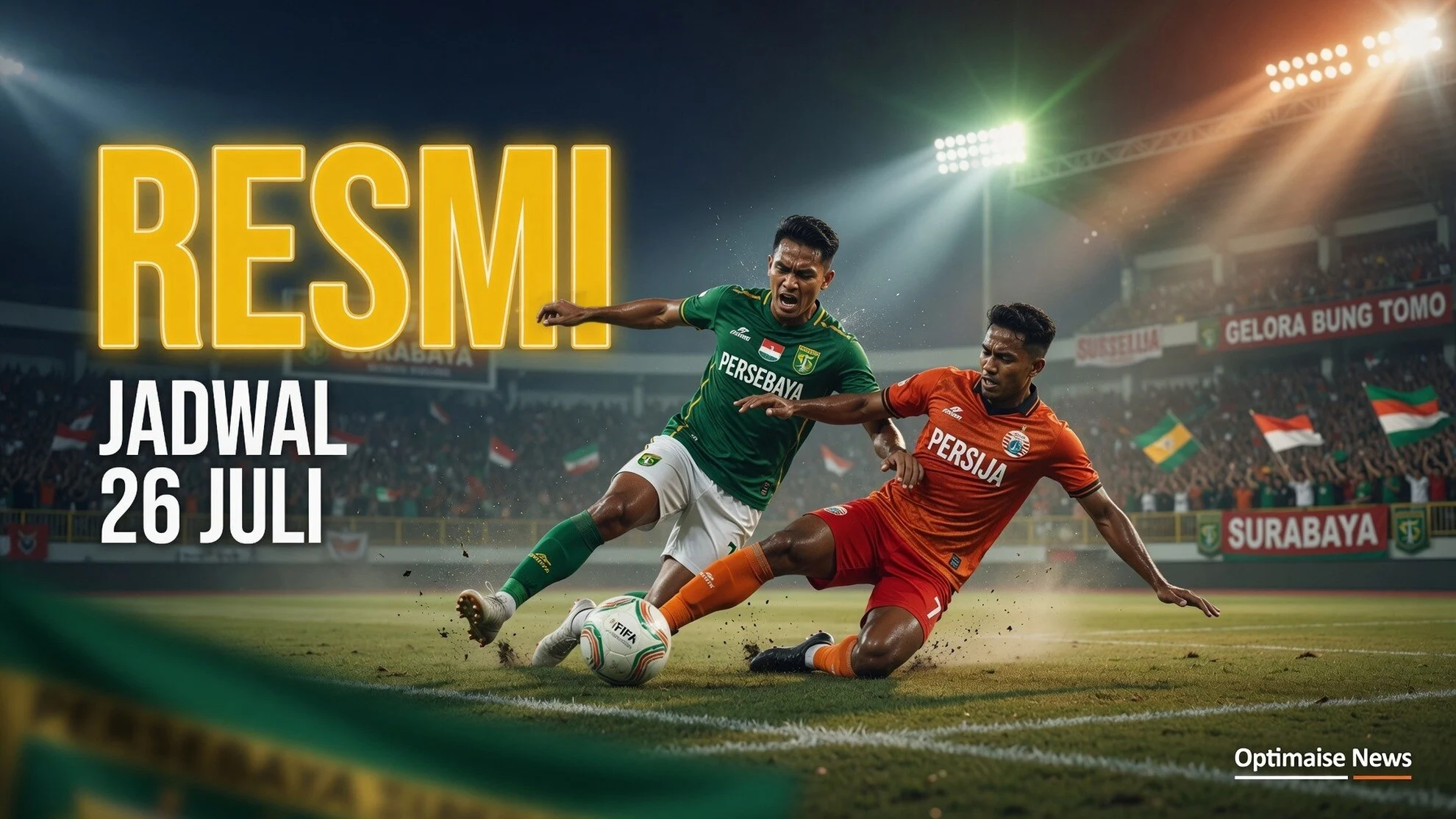 Persebaya vs Persija Live di GBT: Streaming Vidio Resmi