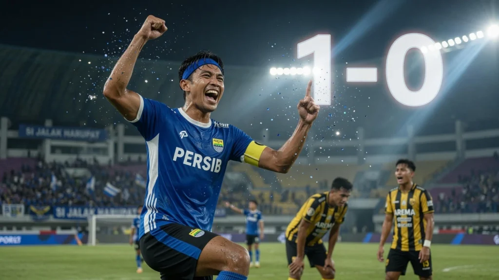 Barisan Belakang Kokoh Pastikan Bandung Tekuk Arema hingga Akhir