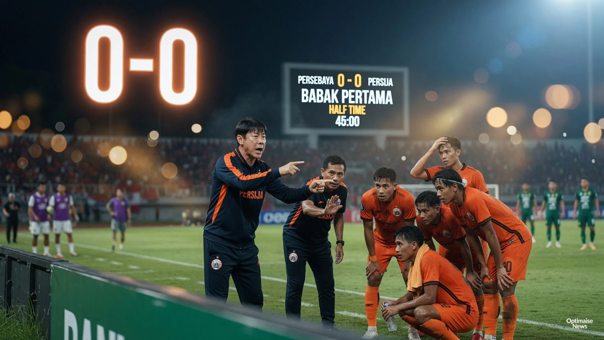 Persija vs Persebaya Hari Ini 0-0: Bajul Ijo Dominan 56% Tahan Shin