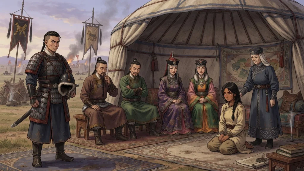 Hierarki Pangeran Mongol beserta Pasangan