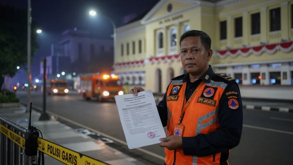 Dugaan Penyebab dan Keterangan Resmi BPBD DKI