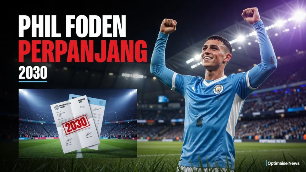 Phil Foden Perpanjang Kontrak Man City hingga 2030