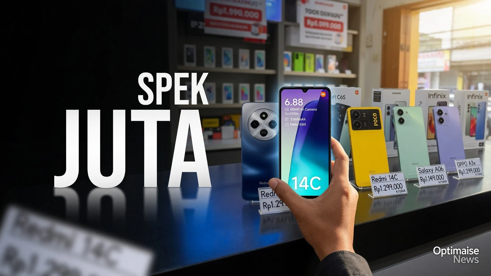 Pimpin Spesifikasi HP Sabet Rp1,5 Juta