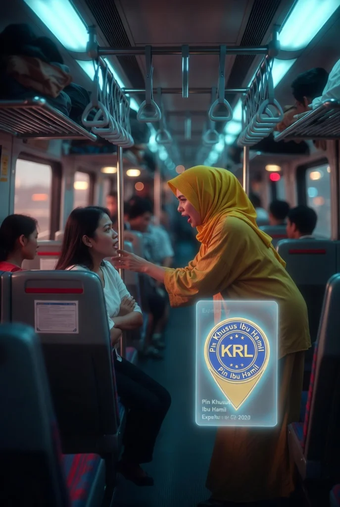 Ciri Pin Ibu Hamil Resmi dari KAI Commuter