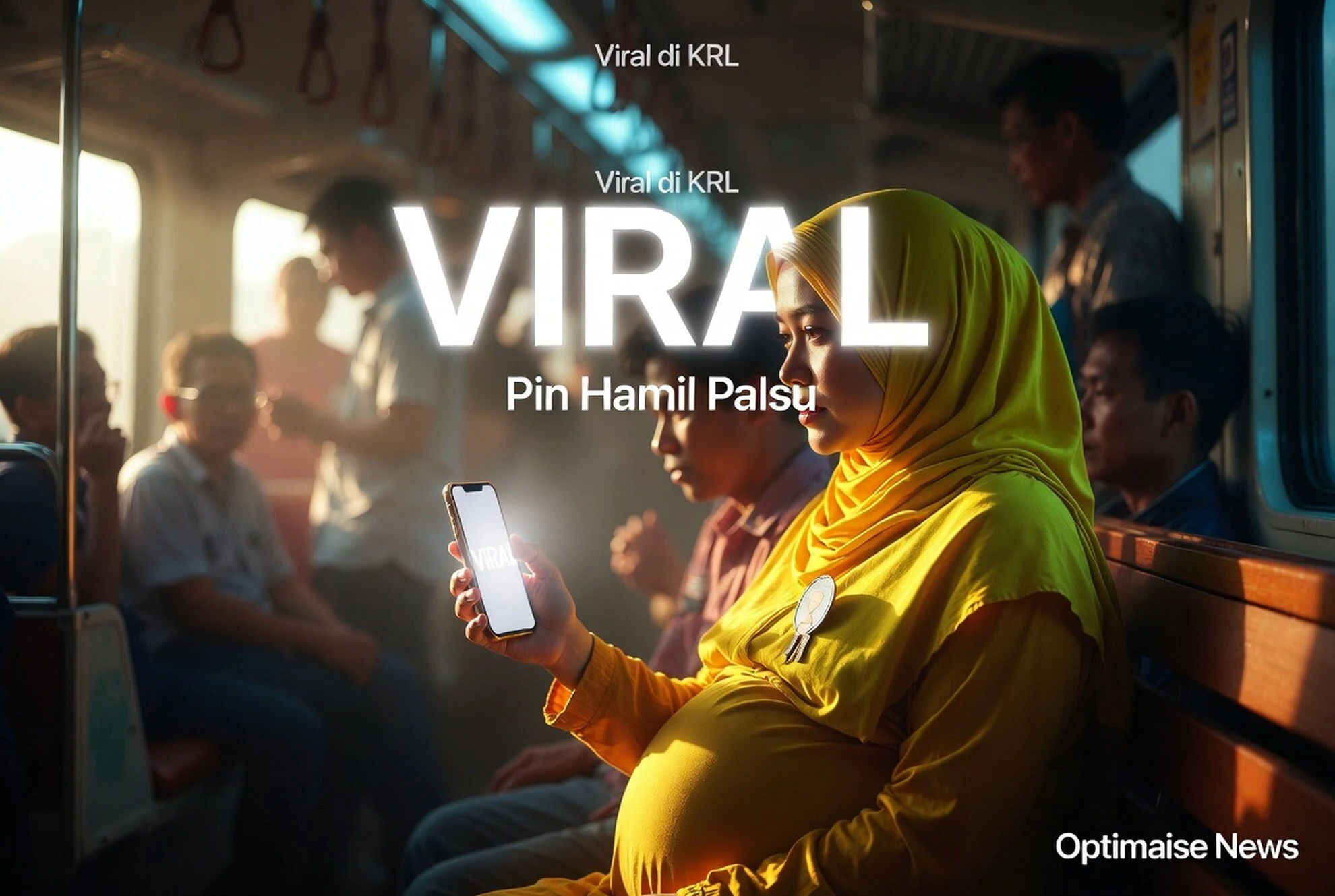 Pin Hamil Palsu Viral di KRL