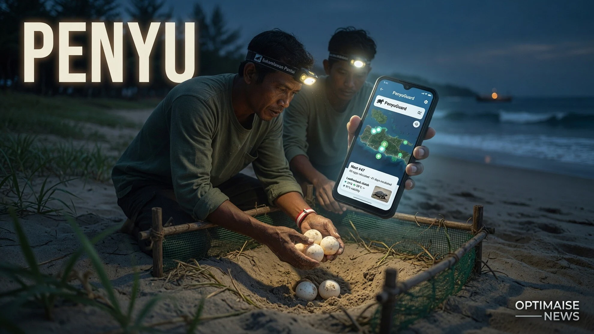 Pokdarwis Jaga Ekosistem Pesisir Bajul Mati lewat Konservasi Penyu