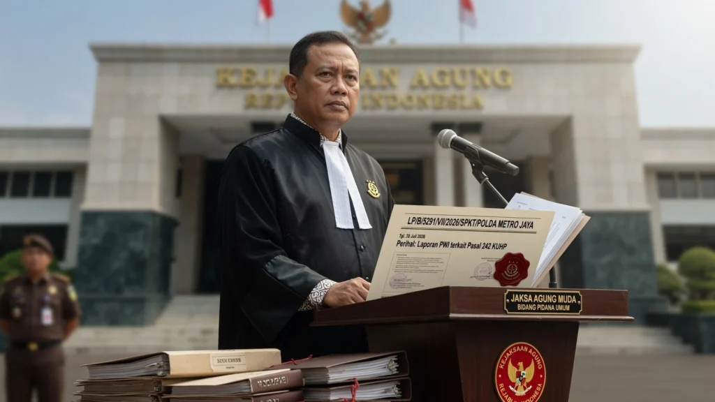 Kronologi Ucapan di Jumpa Pers Gedung Kejagung