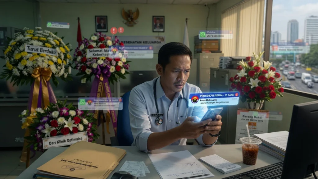 Kiriman Bunga ke Klinik dan Rumah Jadi Dasar Laporan
