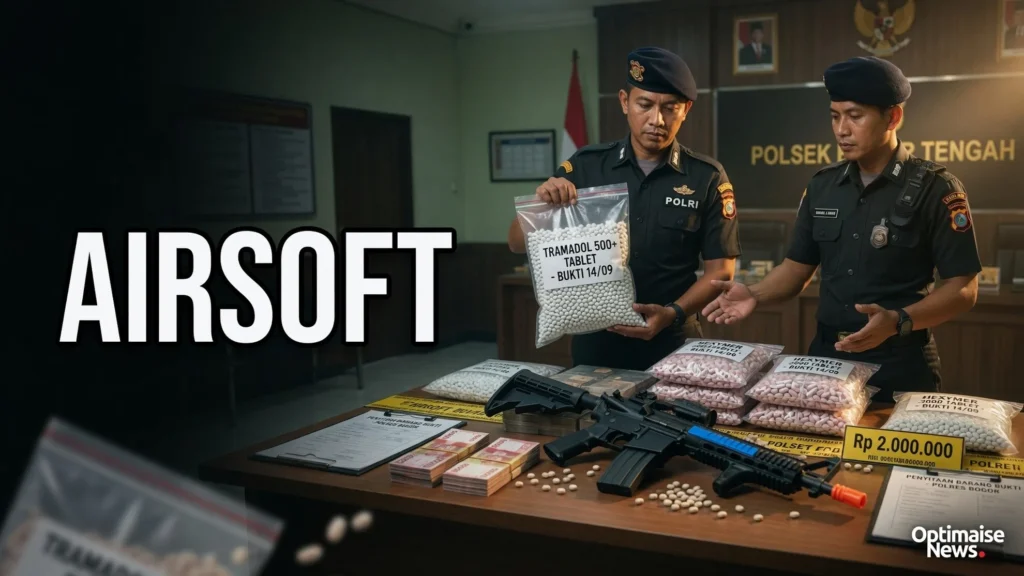 Polisi Amankan YS di Cikeas, Sita 3.485 Pil dan Airsoft Gun